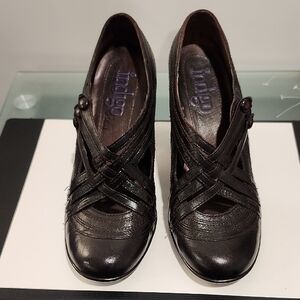 Indigo By Clarks Crisscross Strap Heels, Size 6